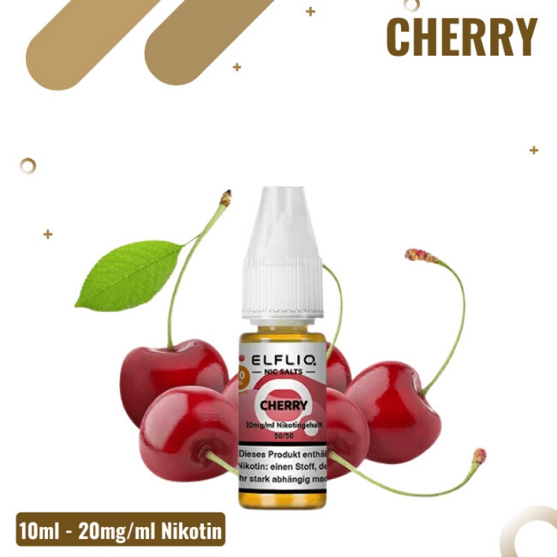 Elf Bar Elfliq 10ml - Cherry - 20mg Nikotin - Niko...