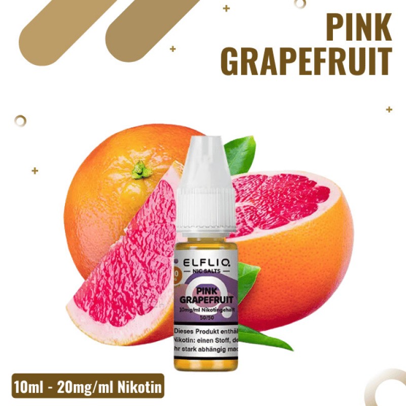 Elf Bar Elfliq 10ml - Pink Grapefruit - 20mg Nikot...