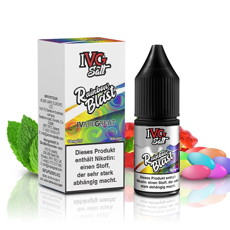 IVG Salt 10ml - Rainbow Blast - 10mg/ml