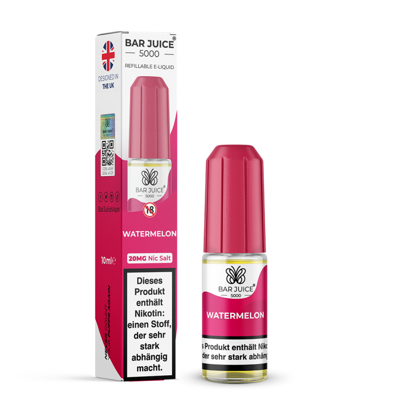 Bar Juice 5000 Nicsalt 10ml - Watermelon - 20mg Ni...