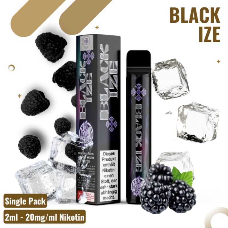 187 Vape - Black Ize - Einweg E-Shisha - 600 Züge...