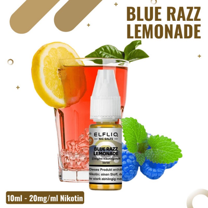 Elf Bar Elfliq 10ml - Blue Razz Lemonade - 20mg Ni...