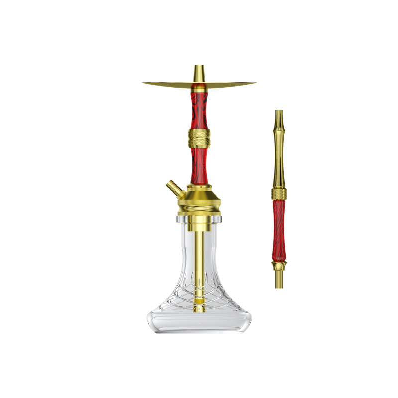 NZ Shisha Butterfly XS - Gold/Red/Black