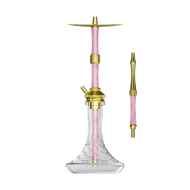 NZ Shisha Butterfly - Gold/Pink/White