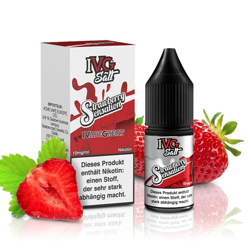 IVG Salt 10ml - Strawberry Sensation - 10mg/ml