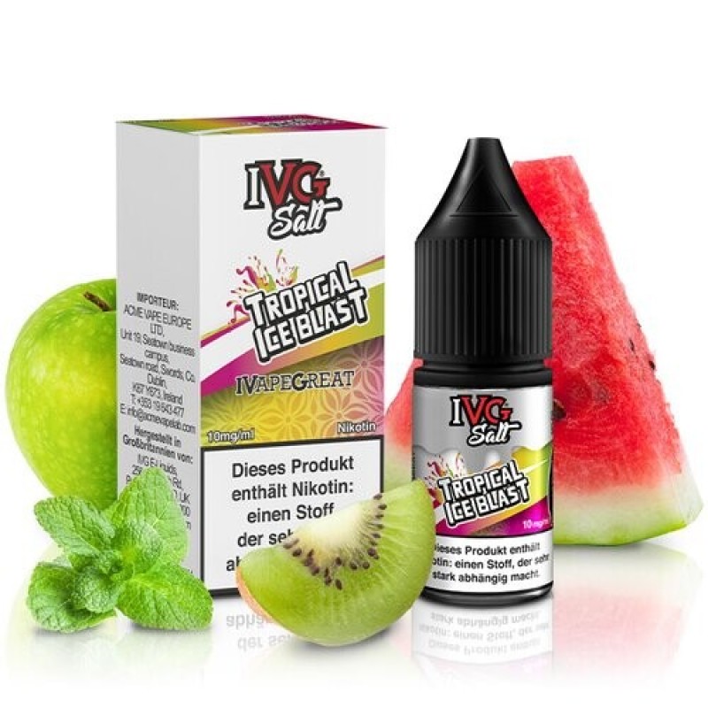 IVG Salt 10ml - Tropical Ice Blast - 10mg/ml