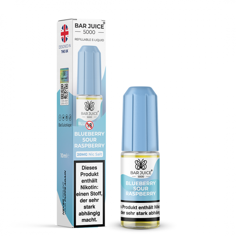 Bar Juice 5000 Nicsalt 10ml - Blueberry Sour Raspb...