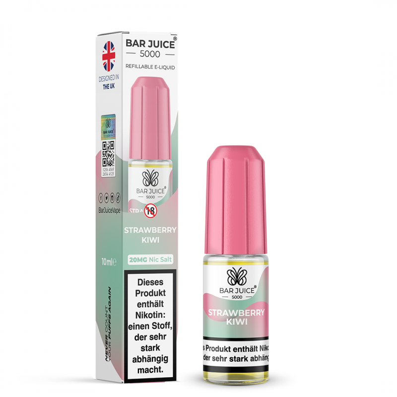 Bar Juice 5000 Nicsalt 10ml - Strawberry Kiwi - 20...