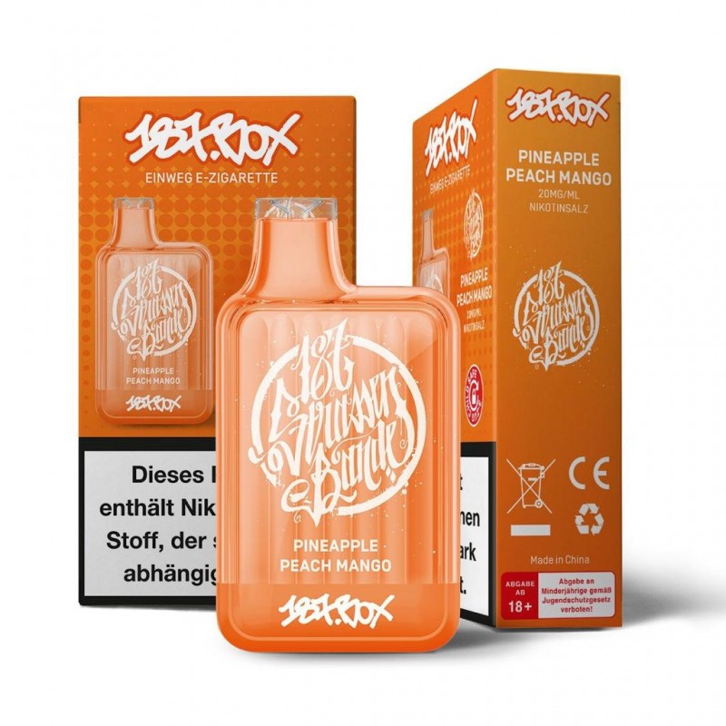 187 Box Vape - Pineapple Peach Mango - Einweg E-Sh...