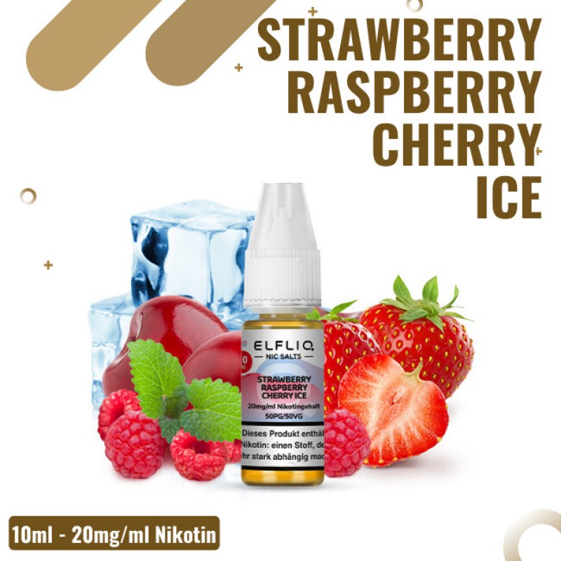 Elf Bar Elfliq 10ml - Strawberry Raspberry Cherry ...