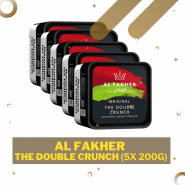 Al Fakher Tobacco 1kg - The Double Crunch - 5x 200...