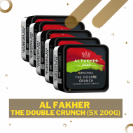 Al Fakher Tobacco 1kg - The Double Crunch - 5x 200...