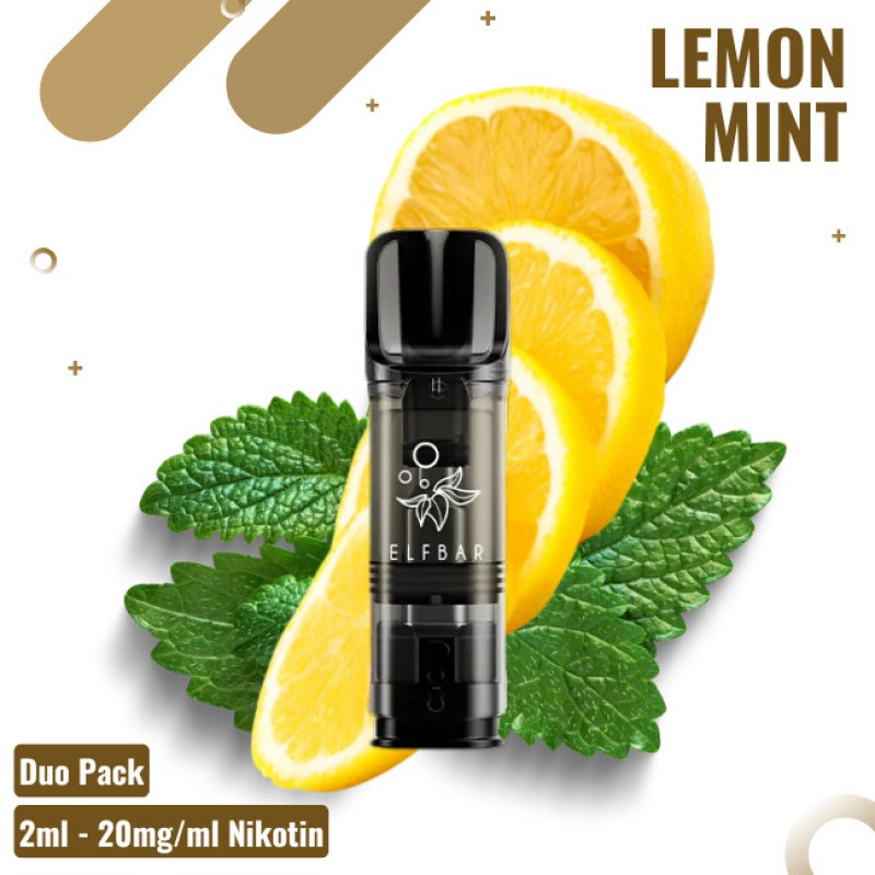 Elf Bar ELFA POD - Lemon Mint - Mehrweg E-Zigarett...