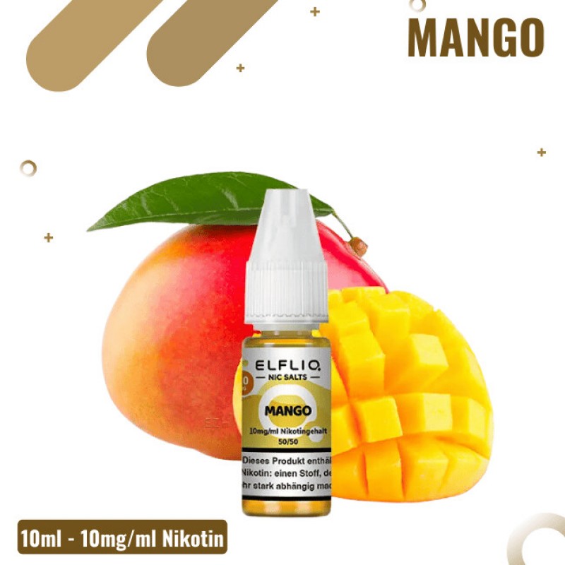 Elf Bar Elfliq 10ml - Mango - 10mg Nikotin - Nikot...