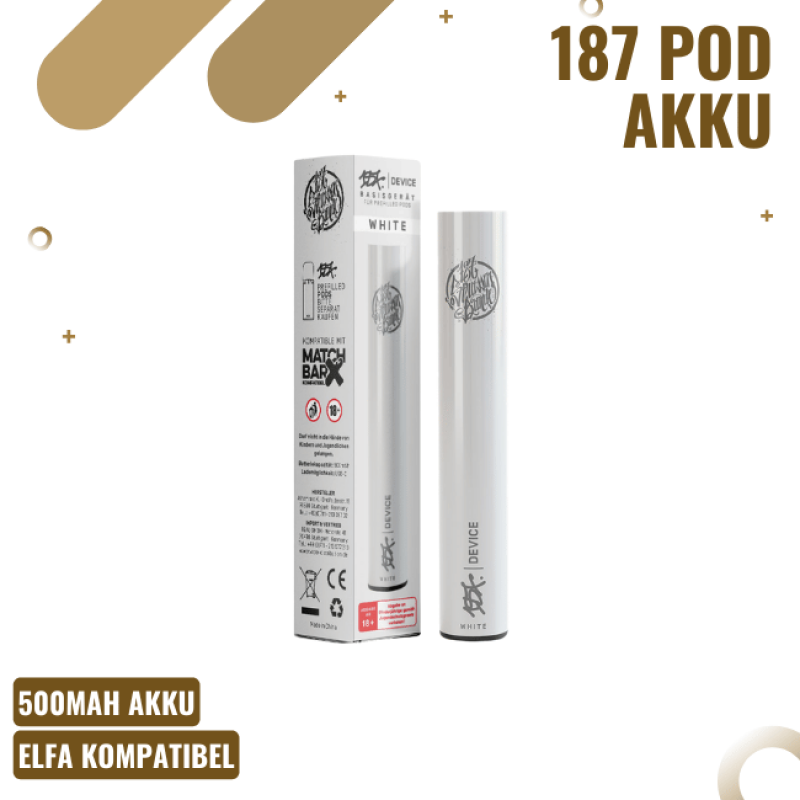 187 Strassenbande POD - Akku - White