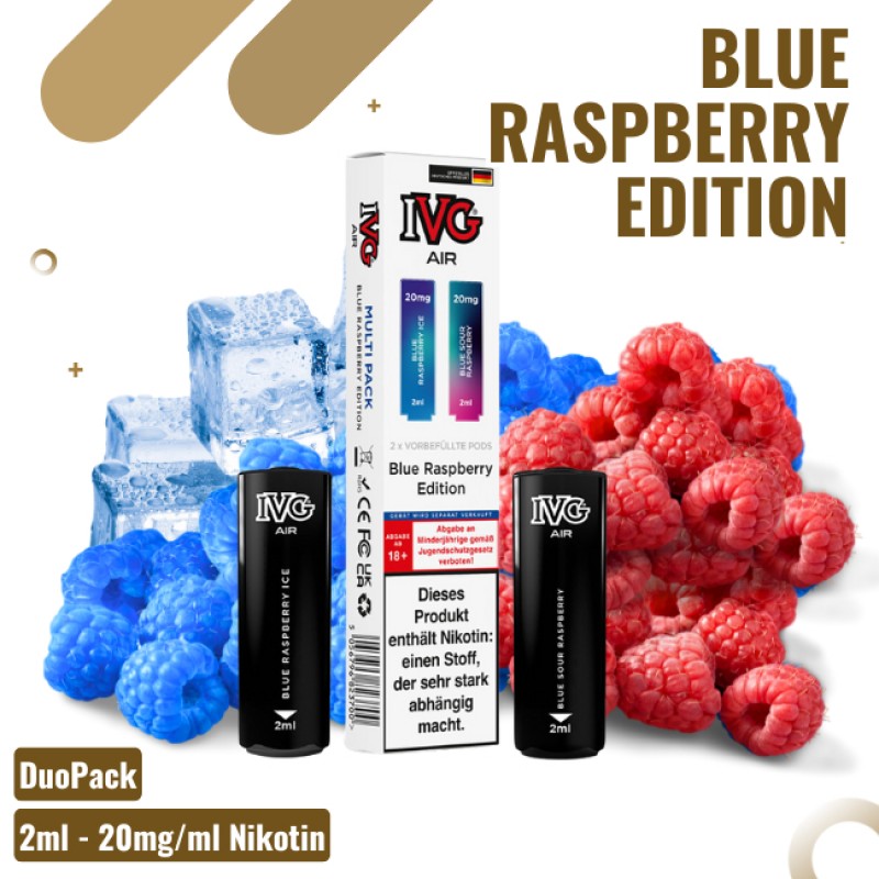 IVG AIR - Pods - Blue Raspberry Edition
