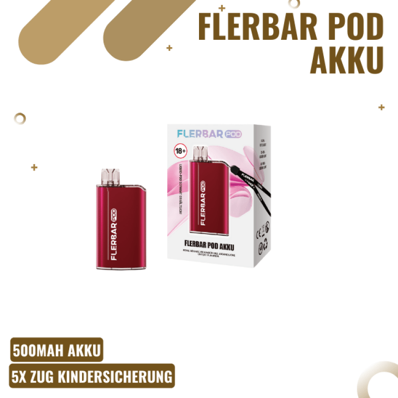 Flerbar Pods - Basisgerät - Rot