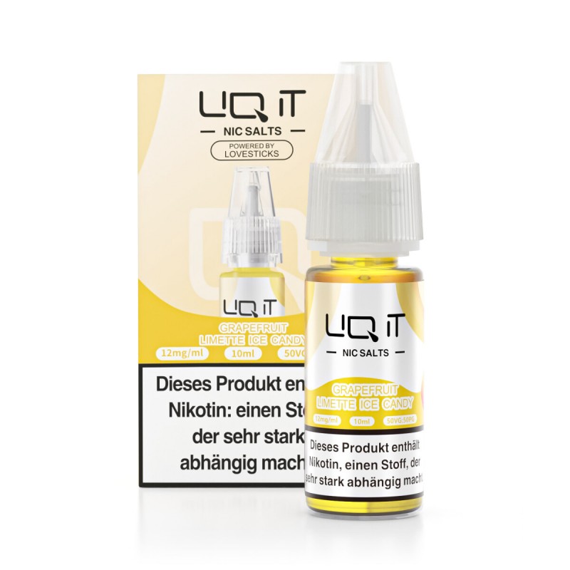 Lovesticks LIQ IT 10ml - Grapefruit Lime Ice Candy...
