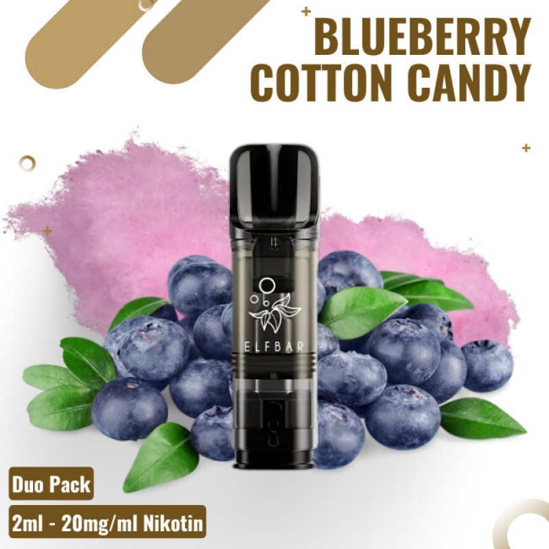 Elf Bar ELFA POD - Blueberry Cotton Candy - Mehrwe...
