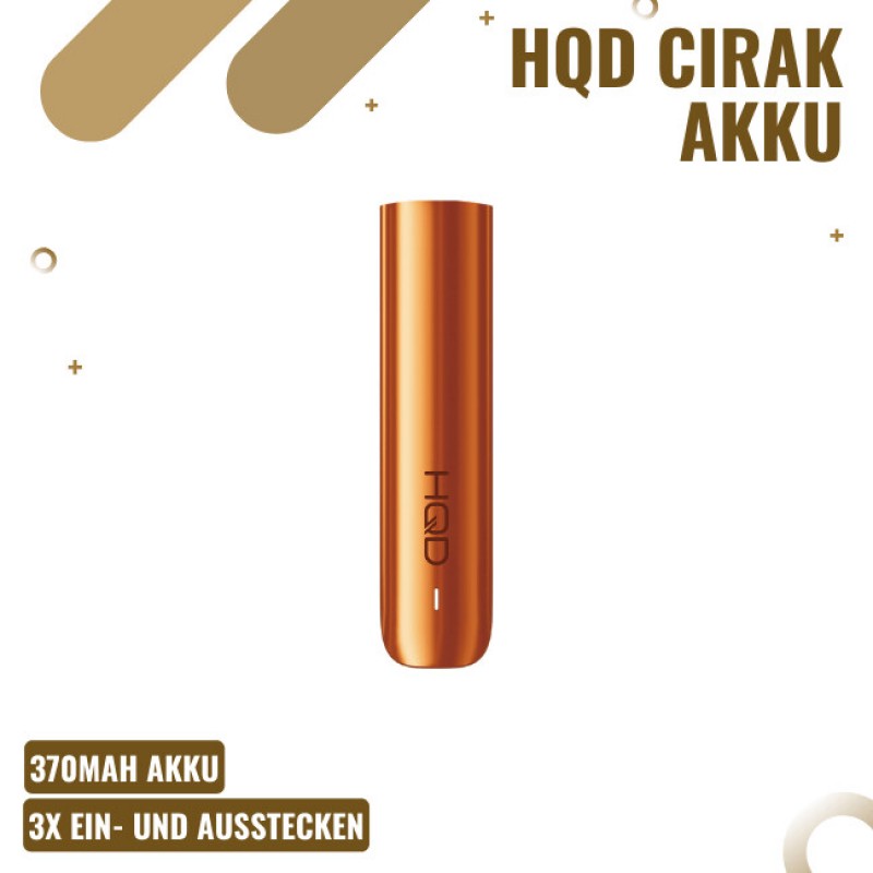 HQD Cirak Basisgerät - Orange - Mehrweg E-Zigaret...