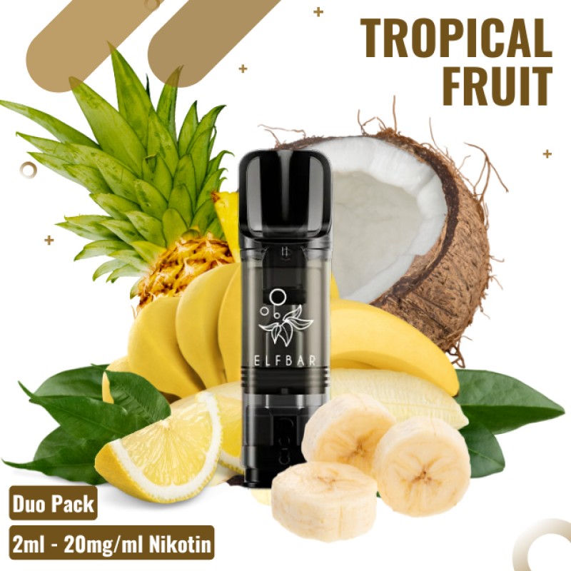 Elf Bar ELFA POD - Tropical Fruit - Mehrweg E-Ziga...