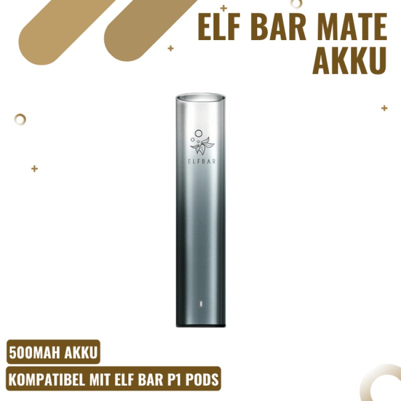 Elf Bar Mate 500 - Black Grey - Basisgerät - Pod ...