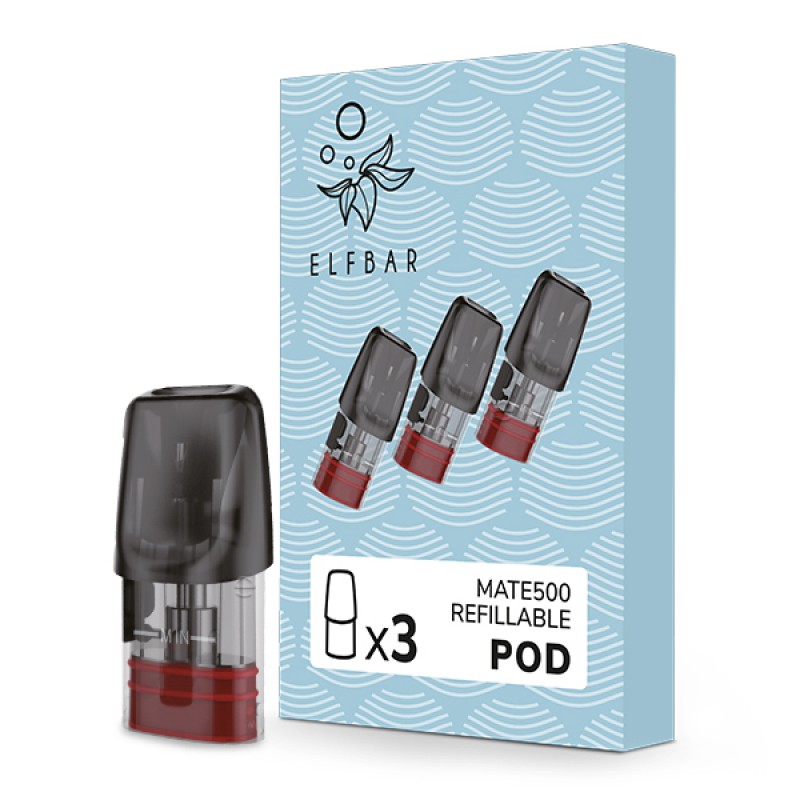 Elf Bar Mate500 - Nachfüllbare Pods - 3er Pack - ...