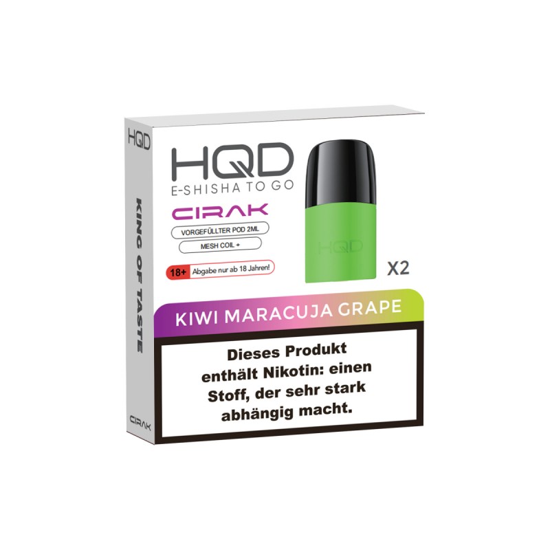 HQD Cirak POD - Kiwi Maracuja Grape
