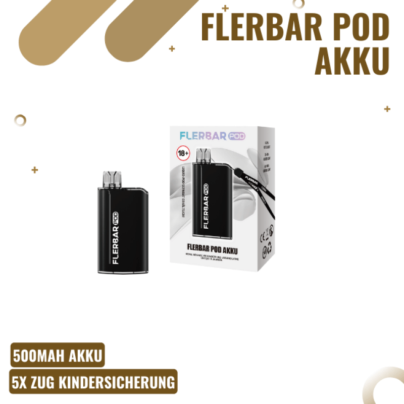 Flerbar POD - Akku Schwarz