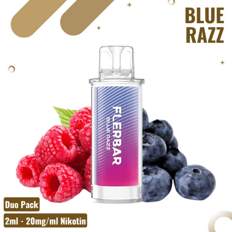 Flerbar Pods - Duopack - Blue Razz