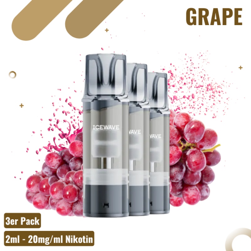 Icewave ELFA Pod - Grape - 3er Pack