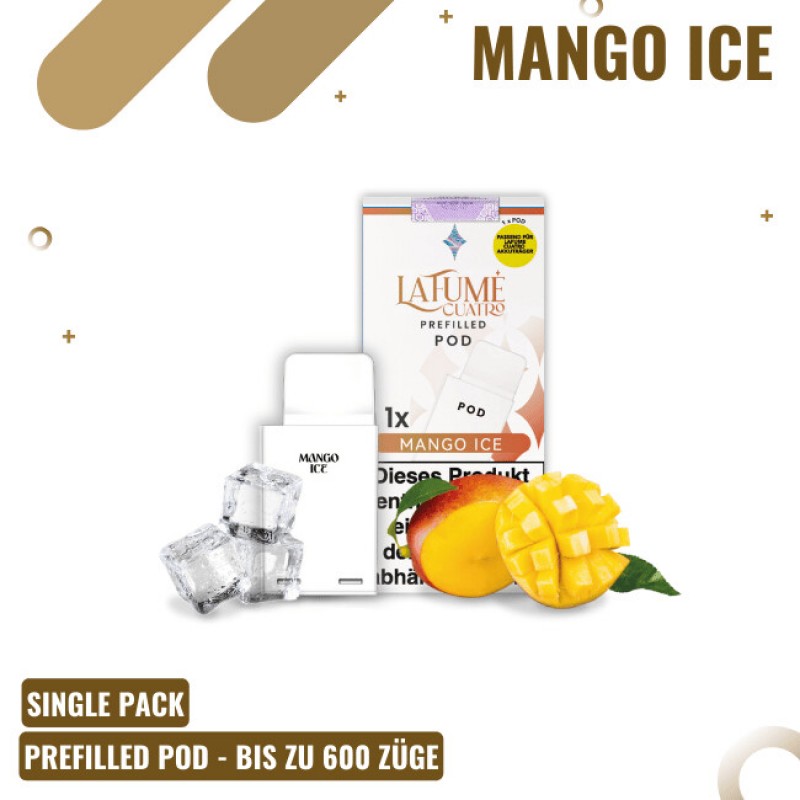 La Fume Cuatro - Pod - Mango Ice