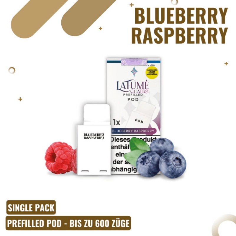 La Fume Cuatro - Pod - Blueberry Raspberry