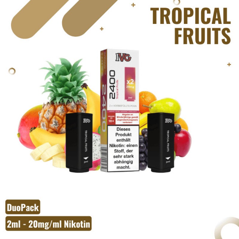 IVG 2400 Pod - Duo Pack - Tropical Fruits