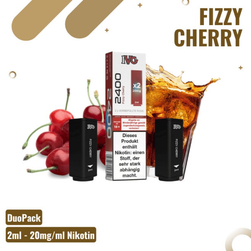 IVG 2400 Pod - Duo Pack - Fizzy Cherry