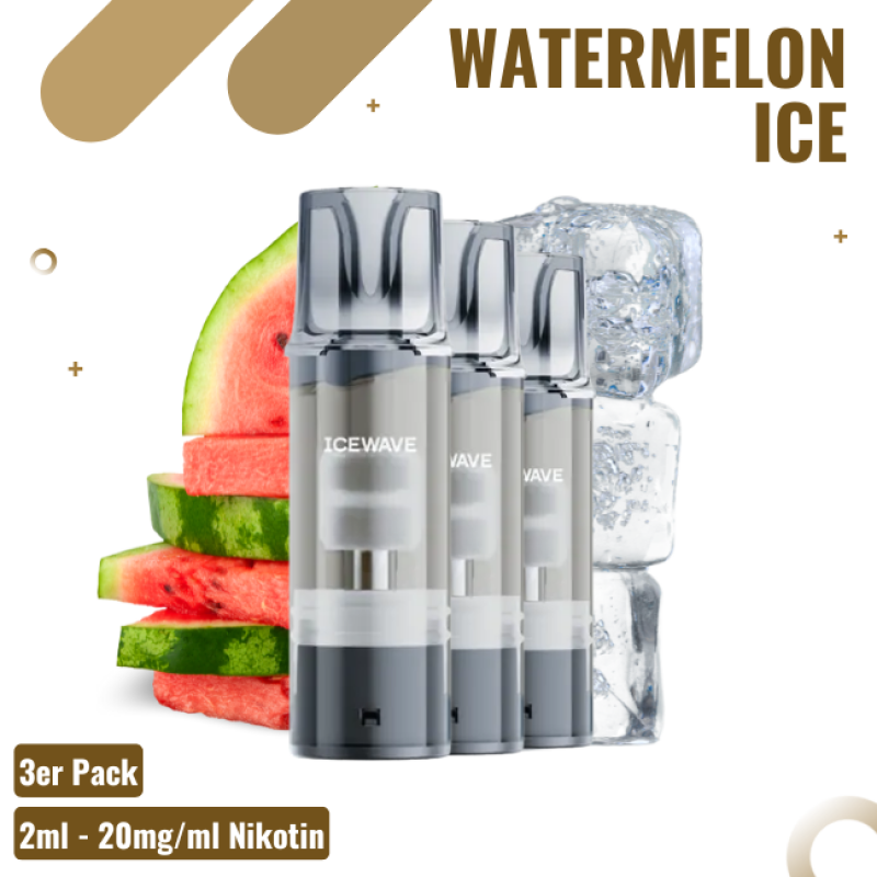 Icewave ELFA Pod - Triple Melon - 3er Pack