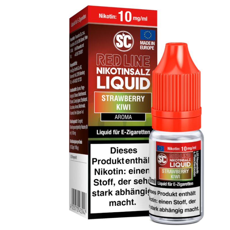 SC Liquid 10ml - Red Line - Strawberry Kiwi 10mg/m...