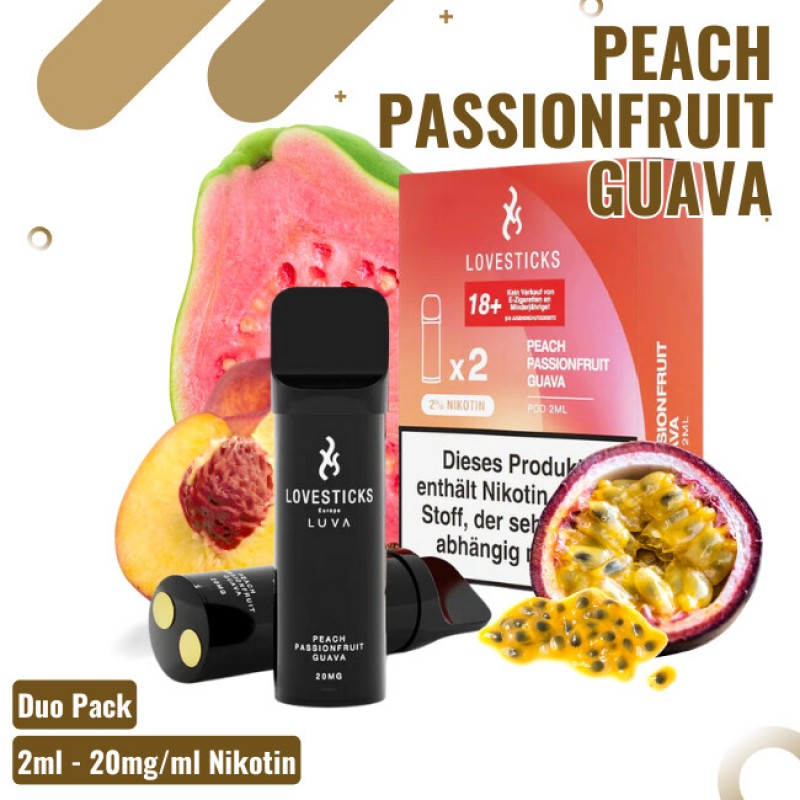 Lovestick Luva Pods - Peach Passionfruit Guava - 2...