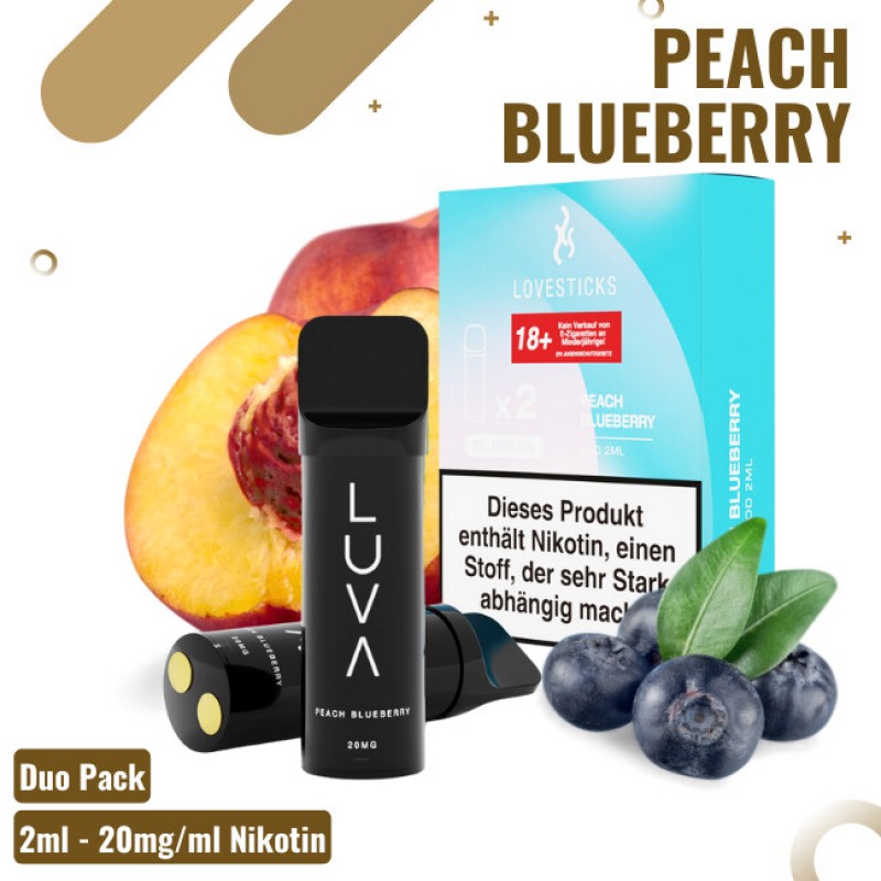 Lovestick Luva Pods - Peach Blueberry - 2er Pack -...