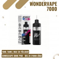 WONDERVAPE 7000 TORNADO - NACHFÜLLBAR - BIS 21000...