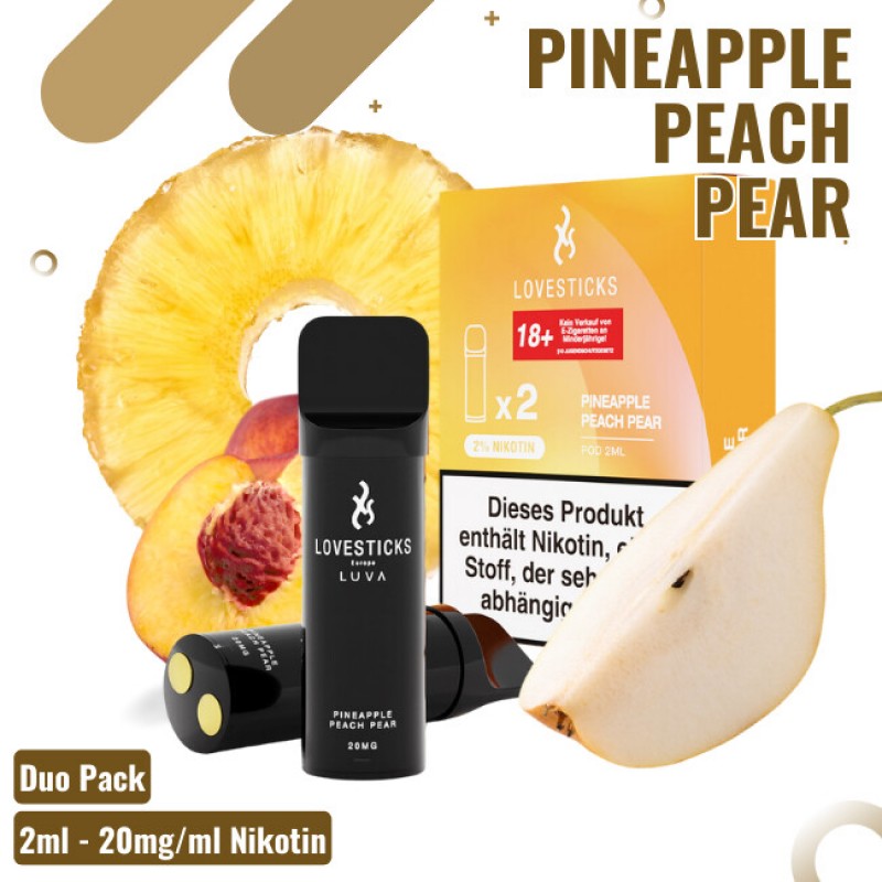 Lovestick Luva Pods - Pineapple Peach Pear - 2er P...