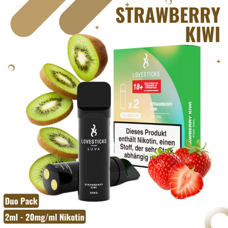 Lovestick Luva Pods - Strawberry Kiwi - 2er Pack -...