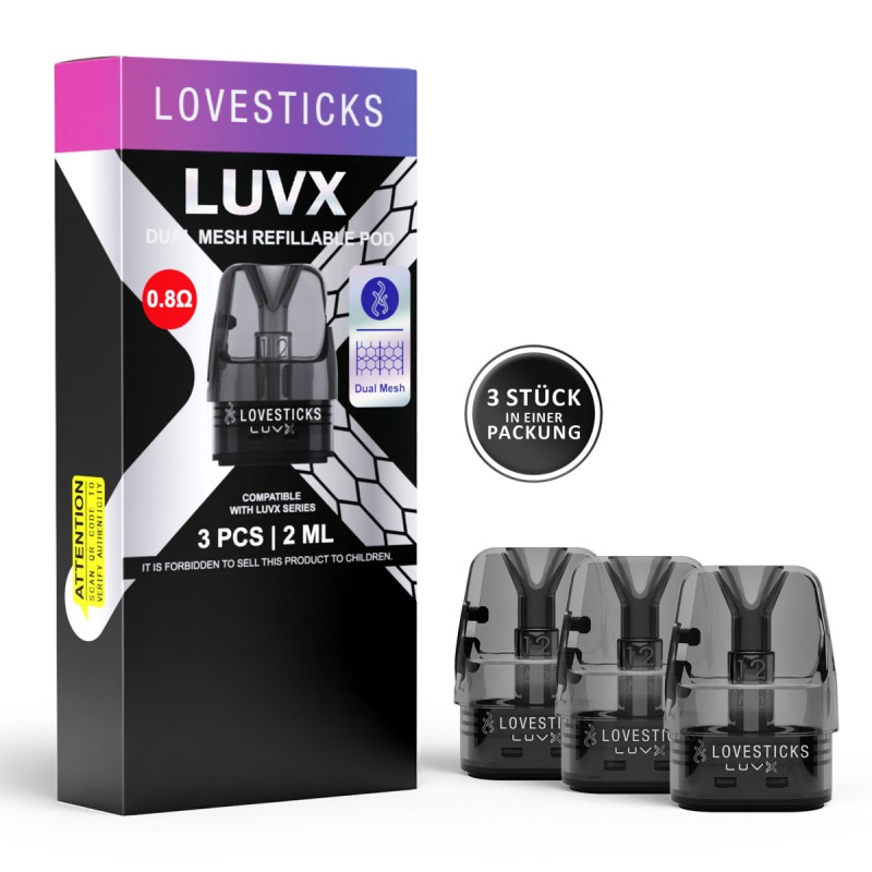 LUVX - Refillable Pod - 3er Pack