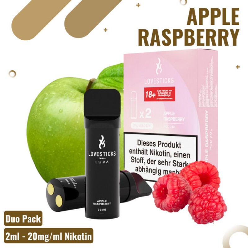 Lovestick Luva Pods - Apple Raspberry - 2er Pack -...