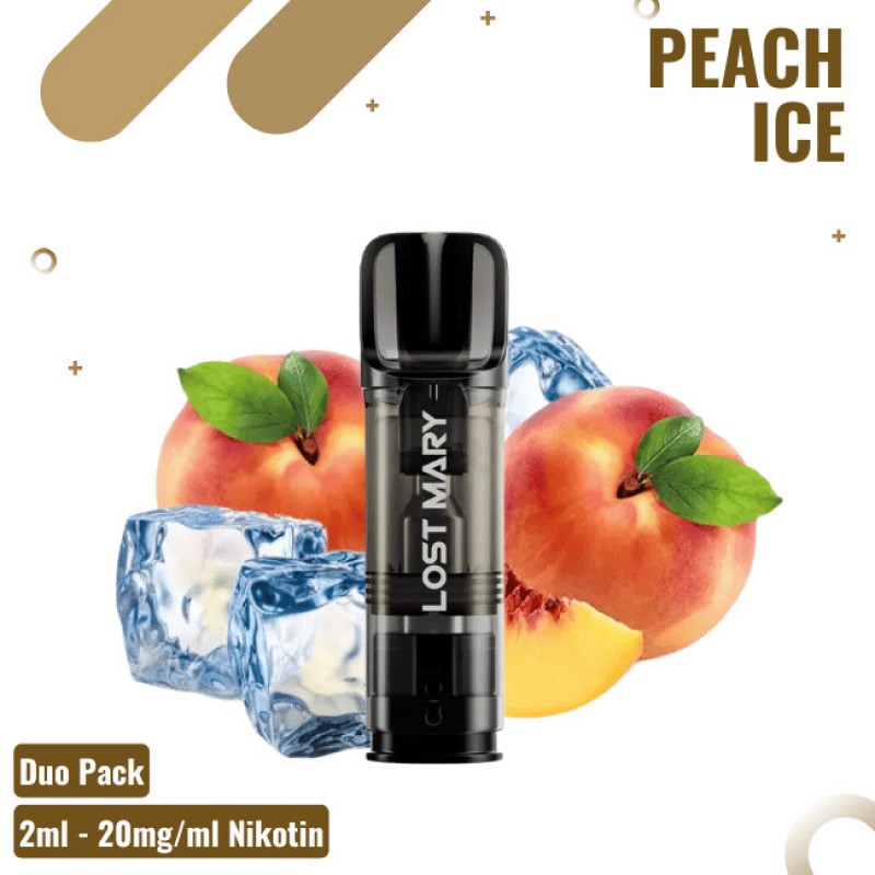 Lost Mary Tappo - Duopack POD - Peach Ice - ELFA K...