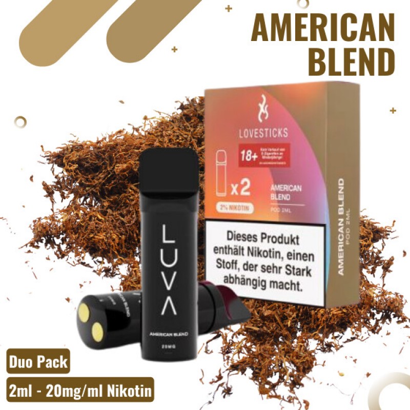 Lovesticks Luva Pods - American Blend - 2er Pack -...