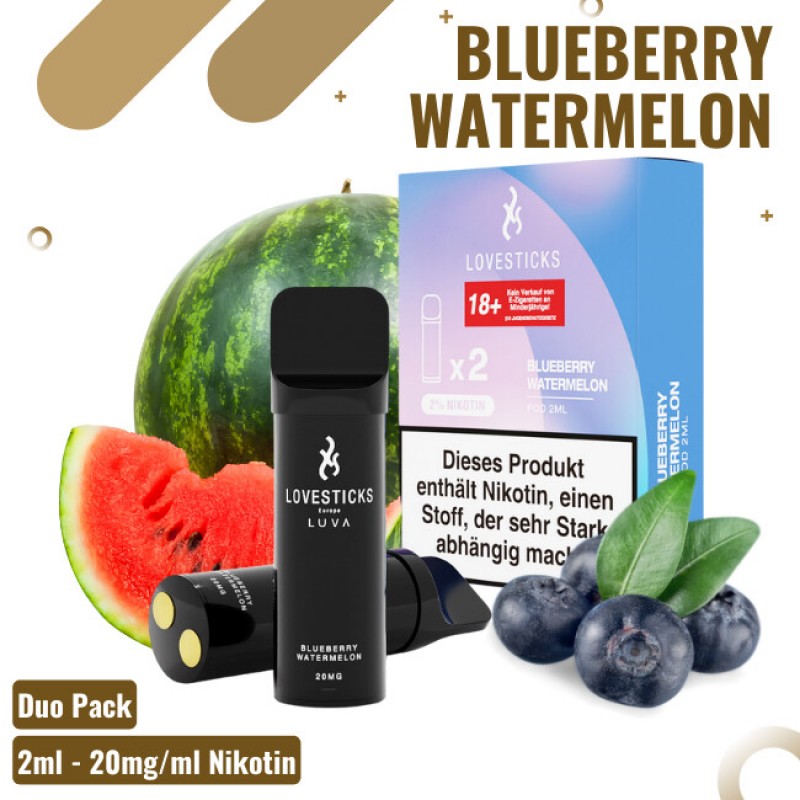 Lovestick Luva Pods - Blueberry Watermelon - 2er P...