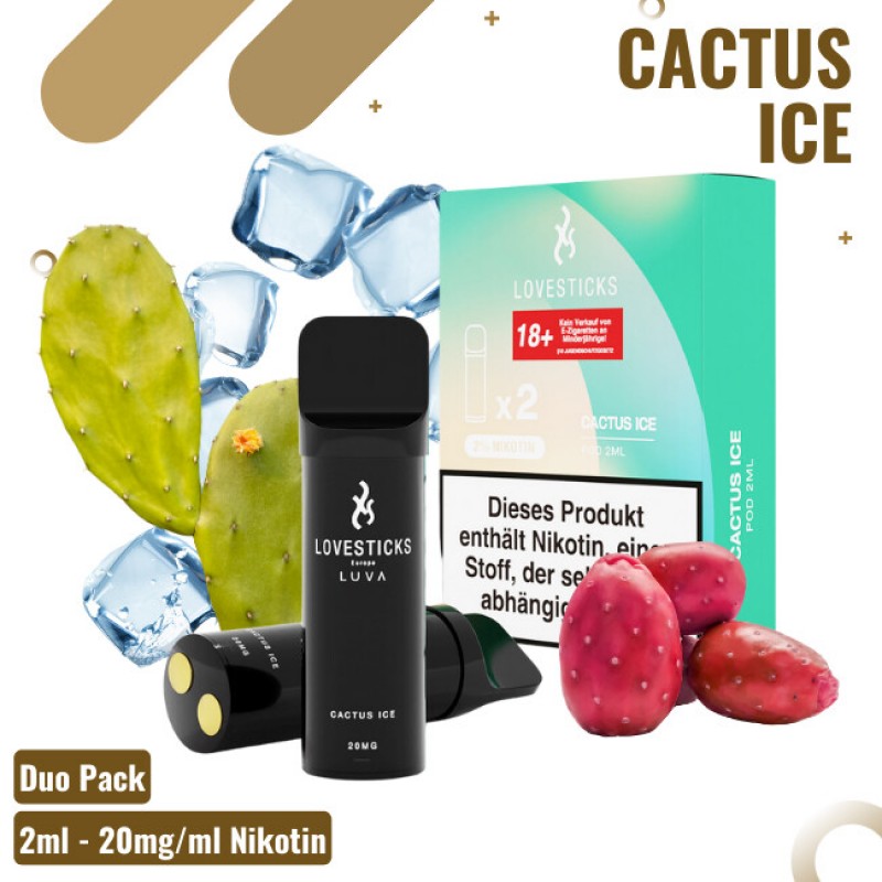 Lovestick Luva Pods - Cactus Ice - 2er Pack - 20mg...